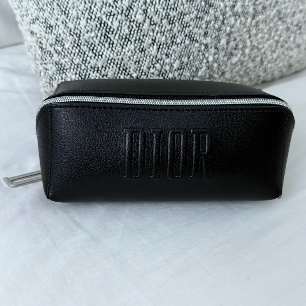Dior Black Makeup Accessory Pouch